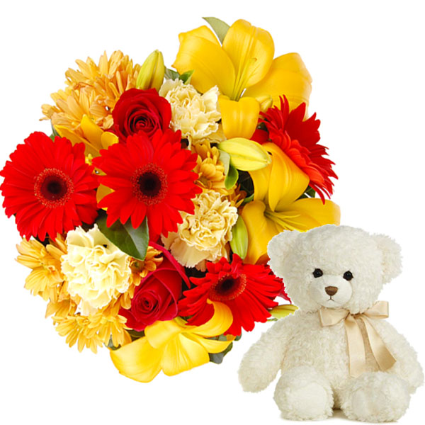 Teddy and Mix flowers