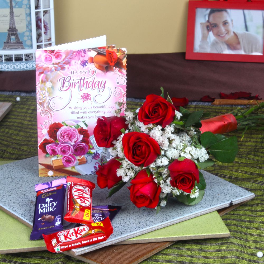 Birthday Gift Token with Chocolates