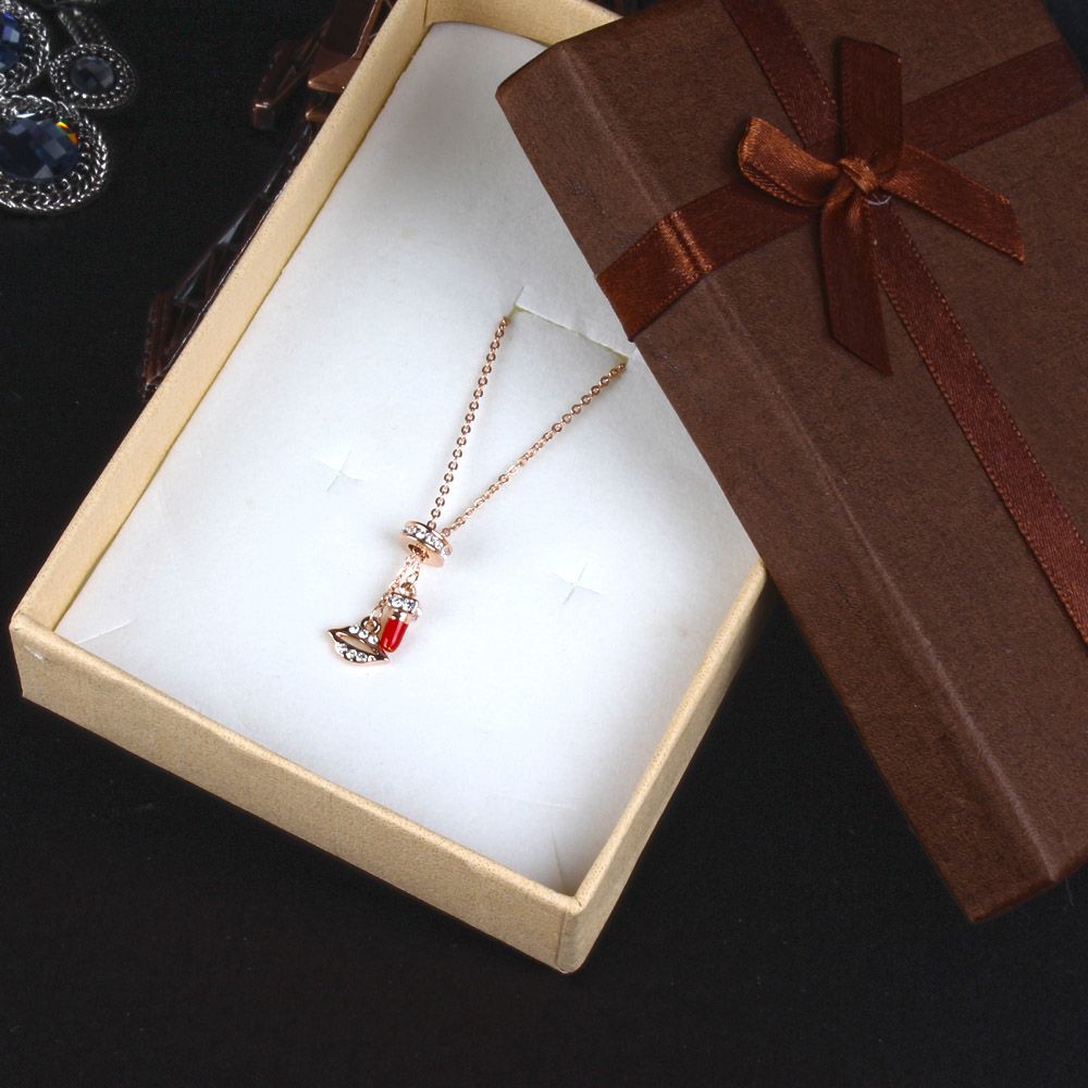 Rose Gold Plated Chain Pendant For Mothers Day