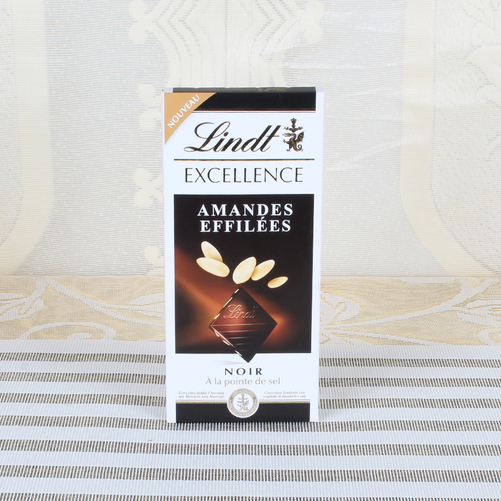 Lindt Excellence Noir Amandes Grillees