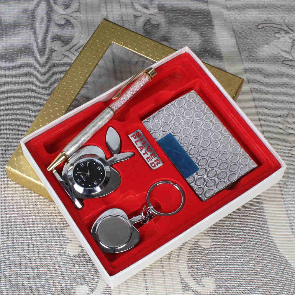 Silver Plated Gift Items Hamper