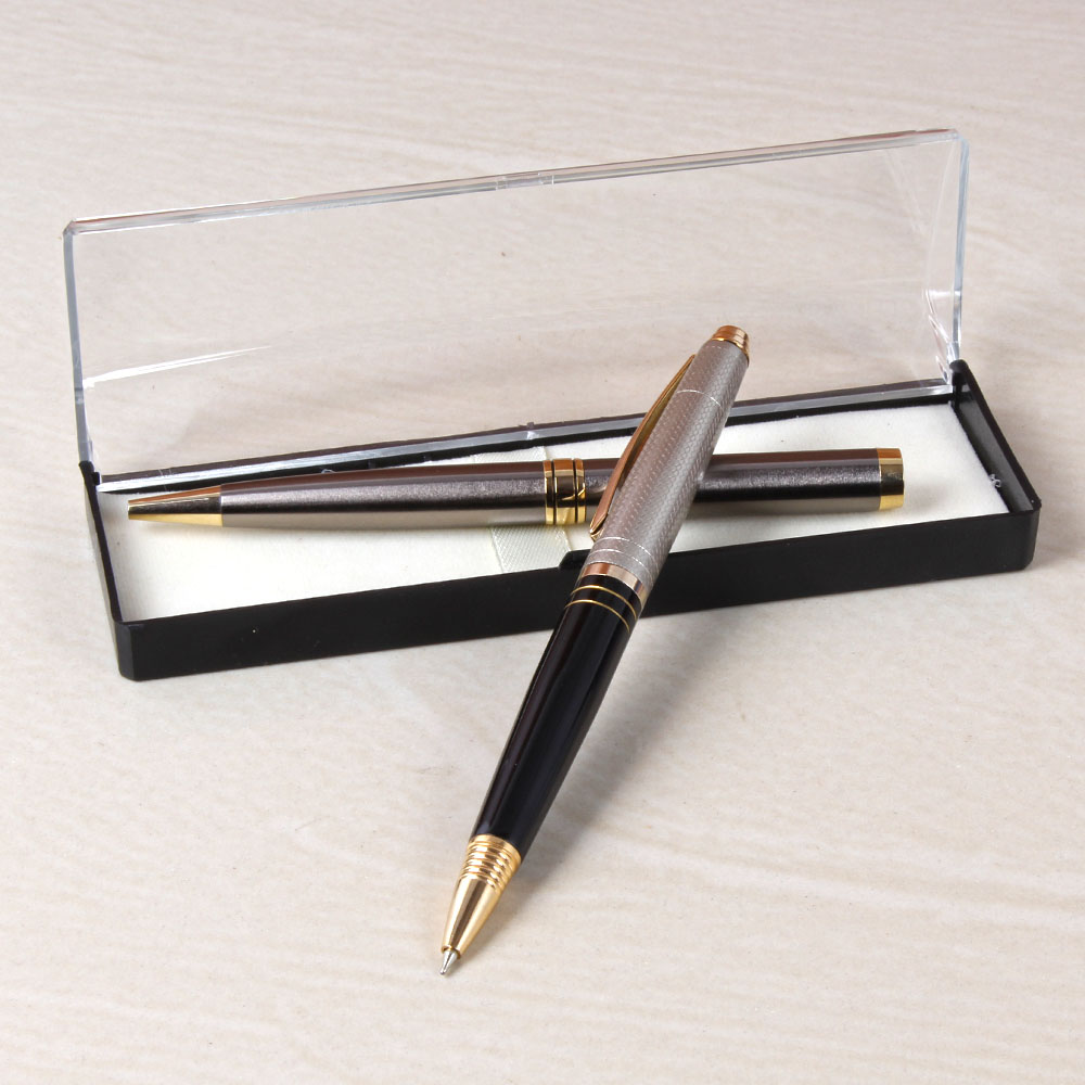 Golden and Silver Pen with Black and Silver Pen