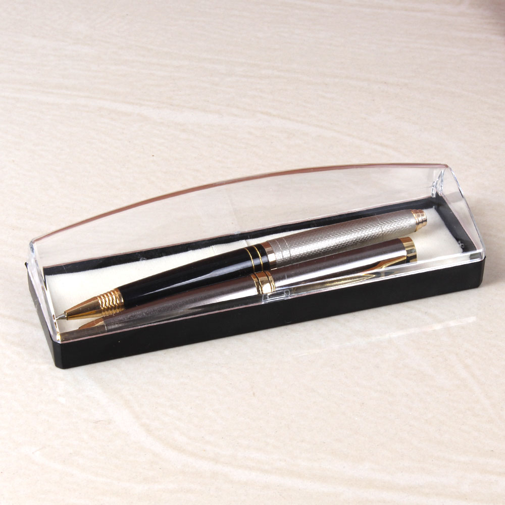 Golden and Silver Pen with Black and Silver Pen