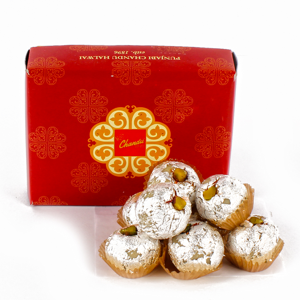 Exotic Kaju Sweet With Best Wishes Greeting Card
