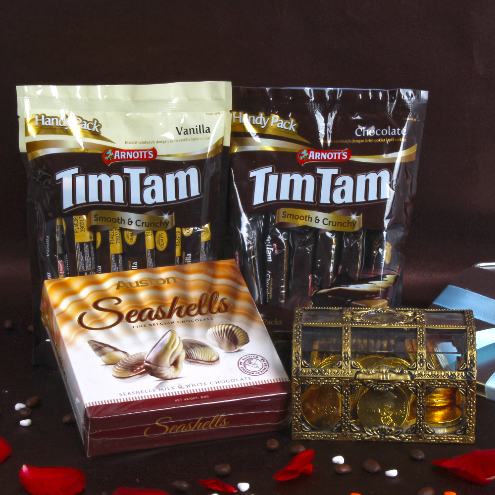 Tim Tam Chocolate with Auston and Gold Coin Chocolate Set
