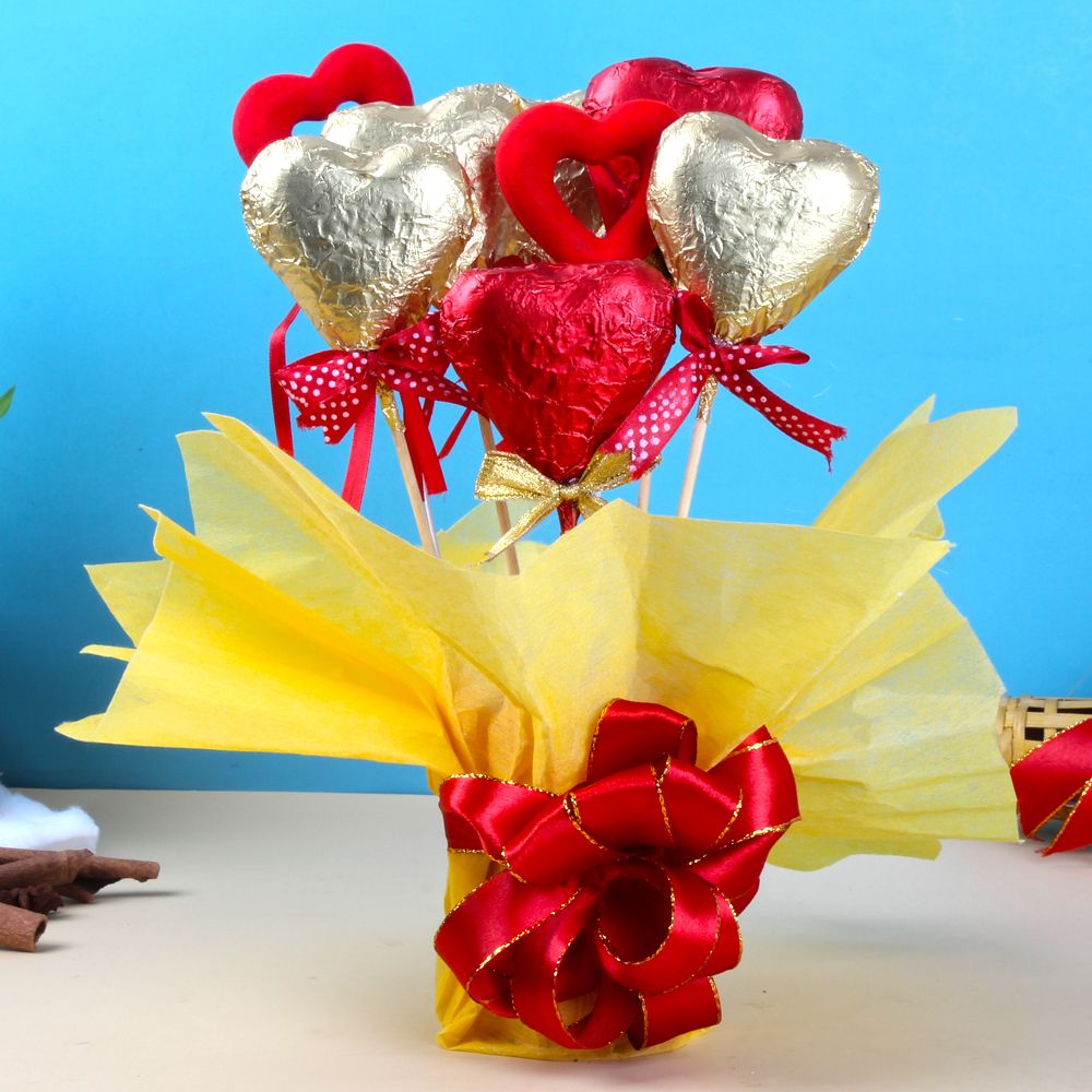 Homemade Chocolate Basket Arrangement