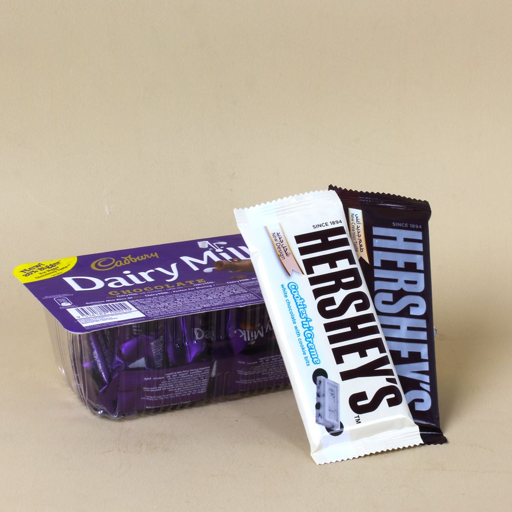 Cadbury Dairy Milk Miniatures Box with Hersheys Chocolates