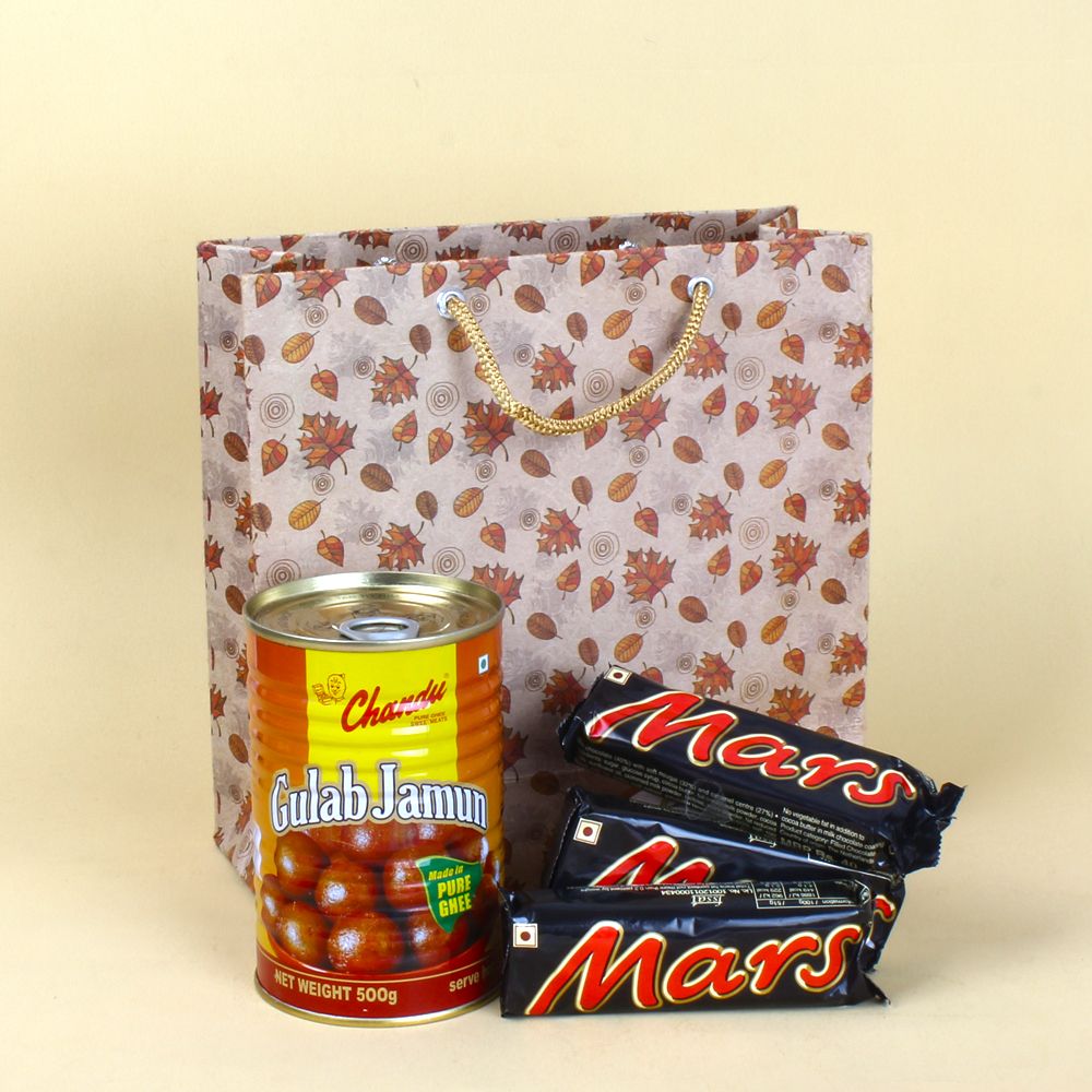 Gulab Jamun Tin with Mars Chocolates