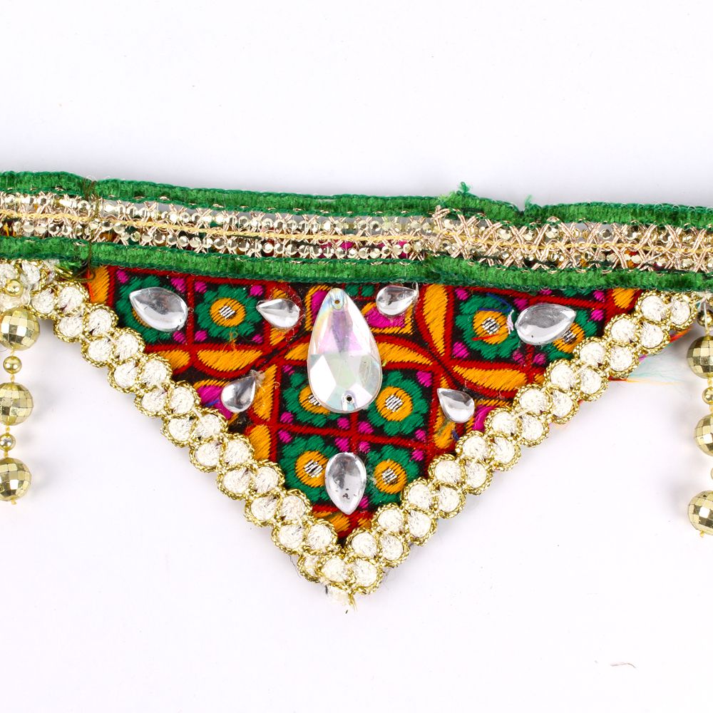 Embroidery Triangle Shaped Handmade Toran