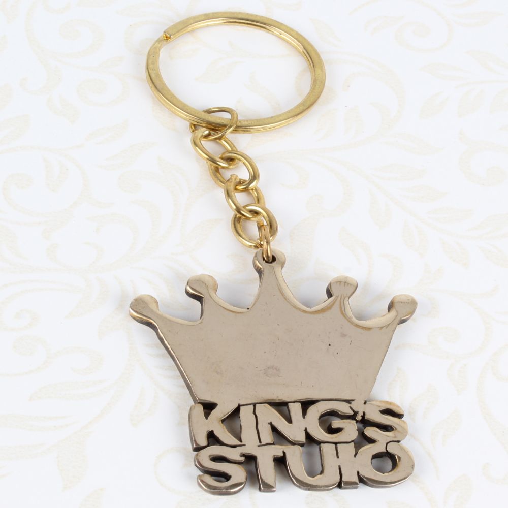 Silver King Personalised Keychain