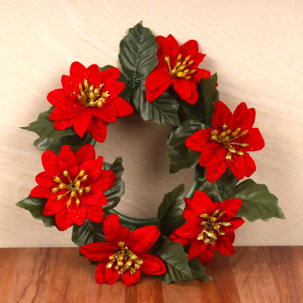 Xmas Decor containing Floral Wreath and Reindeer