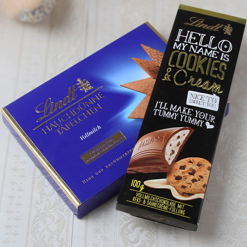 Lindt Hello with Lindt Thin Chocolate