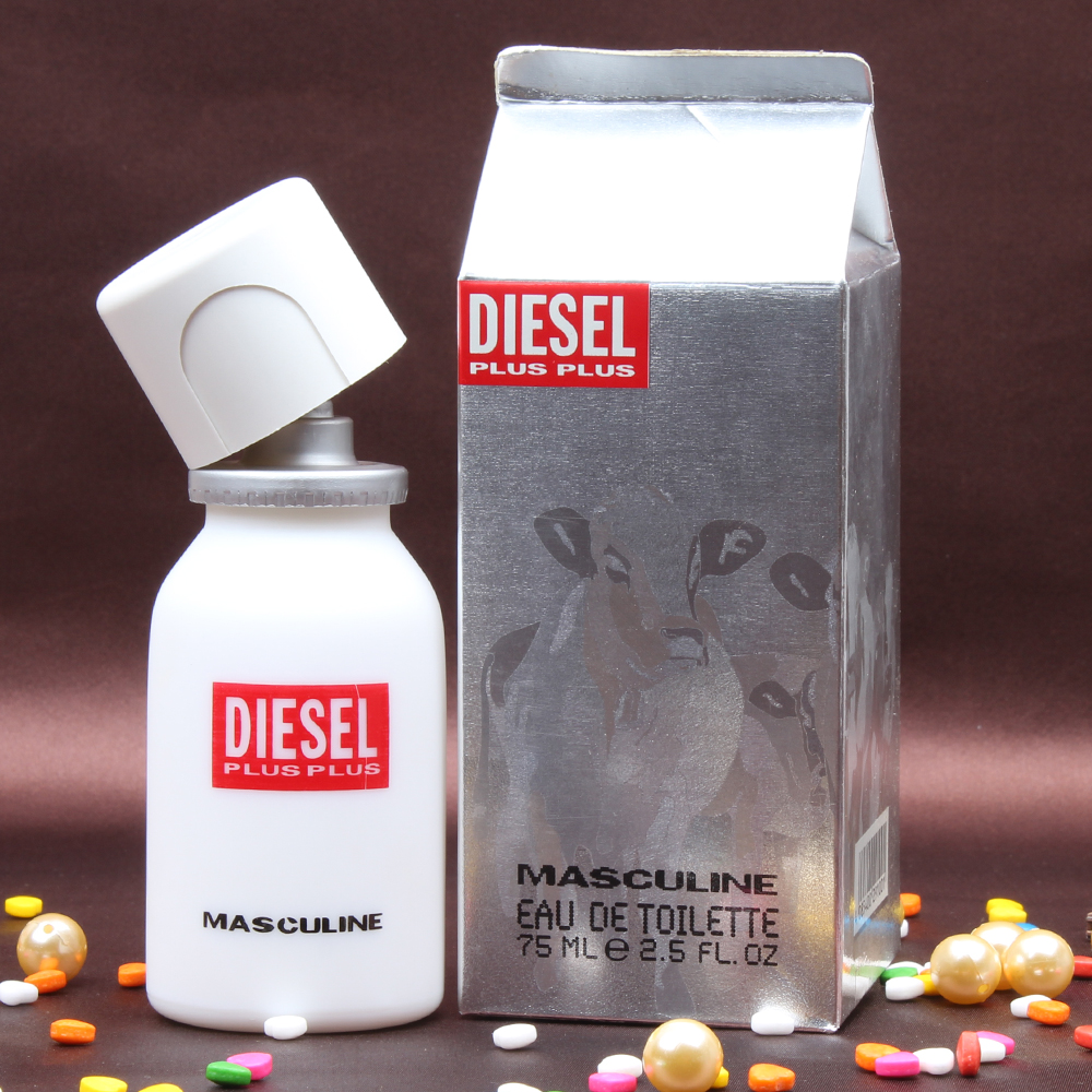 Diesel Plus Plus Masculine Perfume for Him with Complimentary Love Card