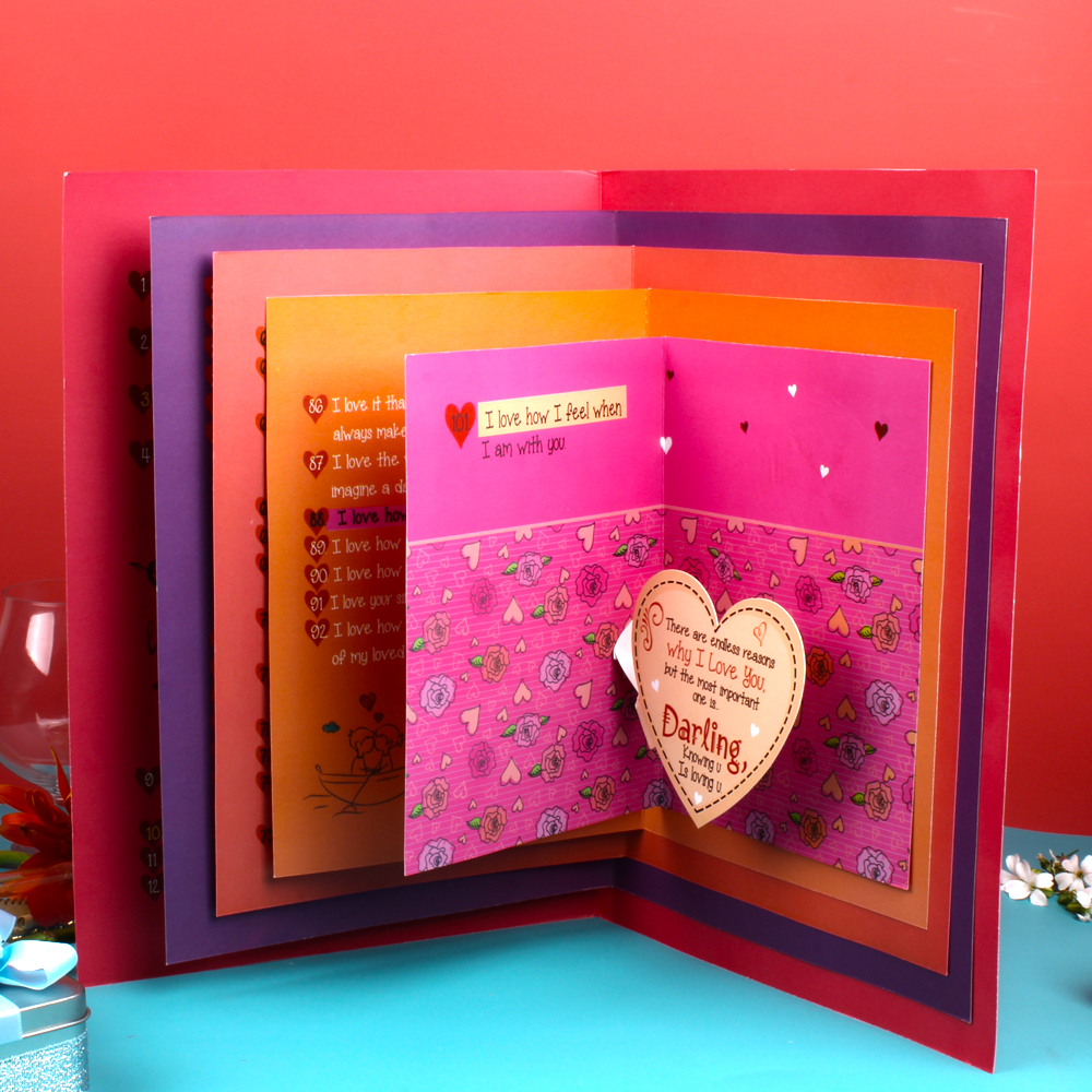 101 Reasons of Why I Love You Greeting Card
