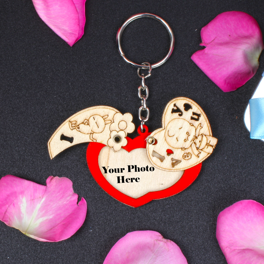 Two Loving Hearts Key Chain