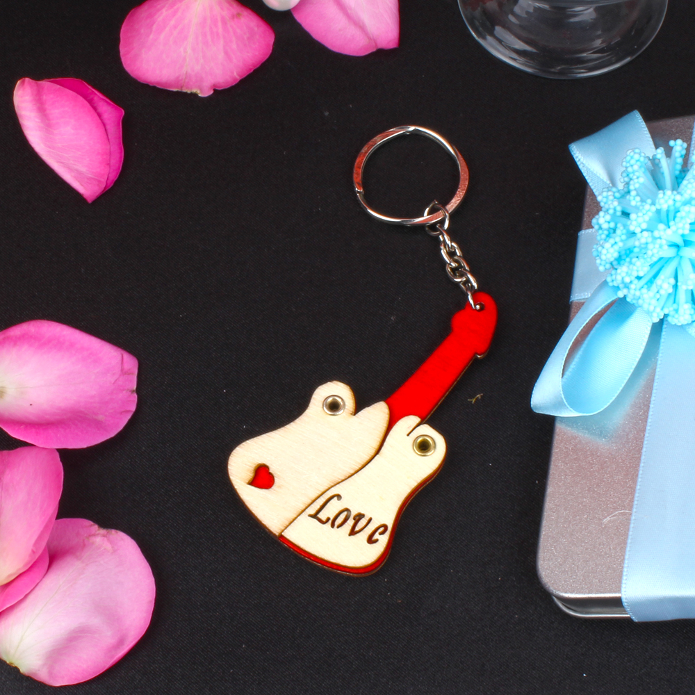 Guitar Love Key Chain