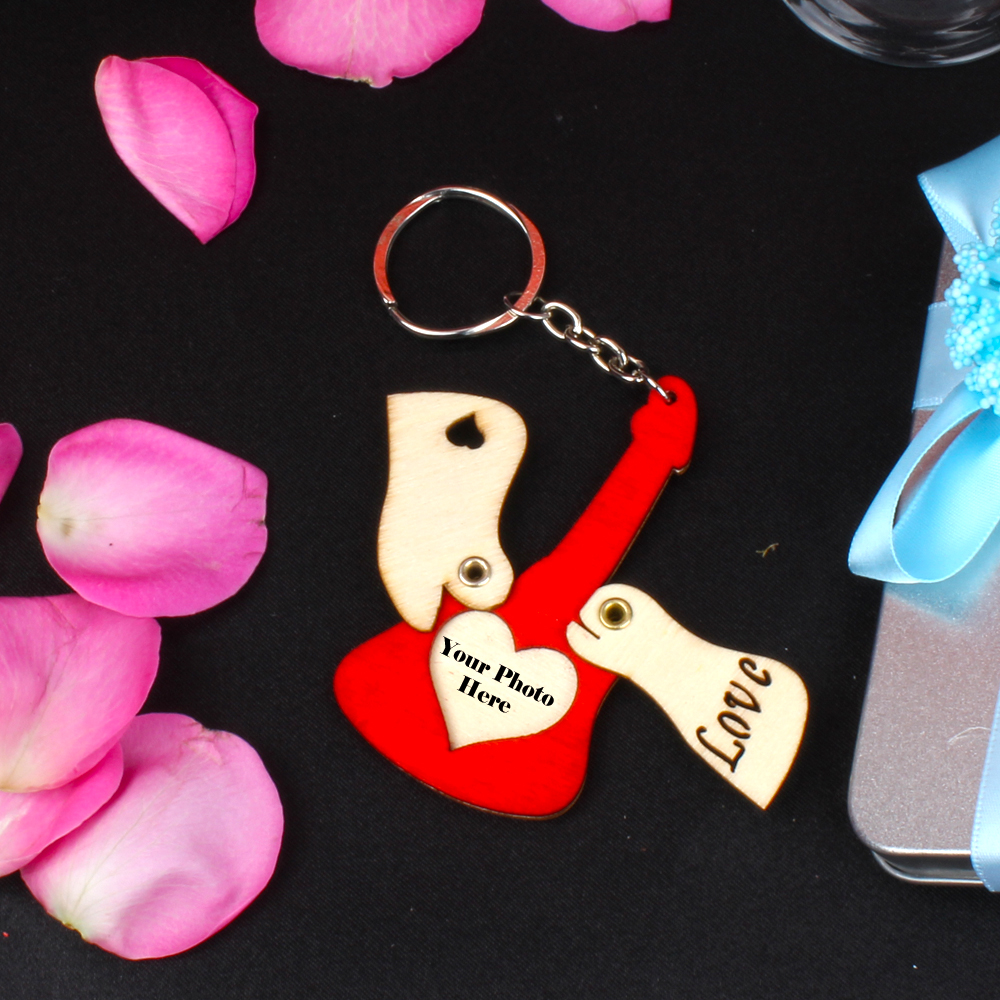 Guitar Love Key Chain