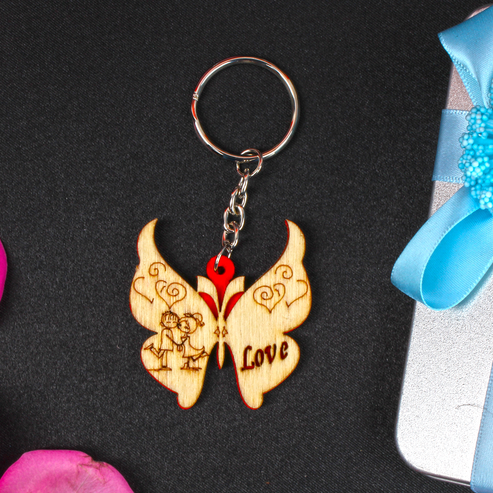 Butterfly Love Key Chain