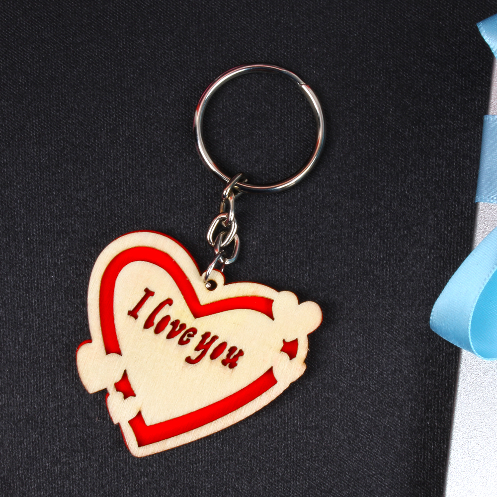 I Heartly Love You Key Chain