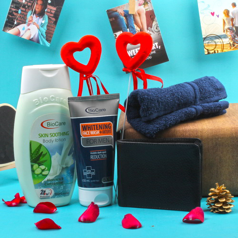 Bio Care Gift Hamper with Wallet For Him