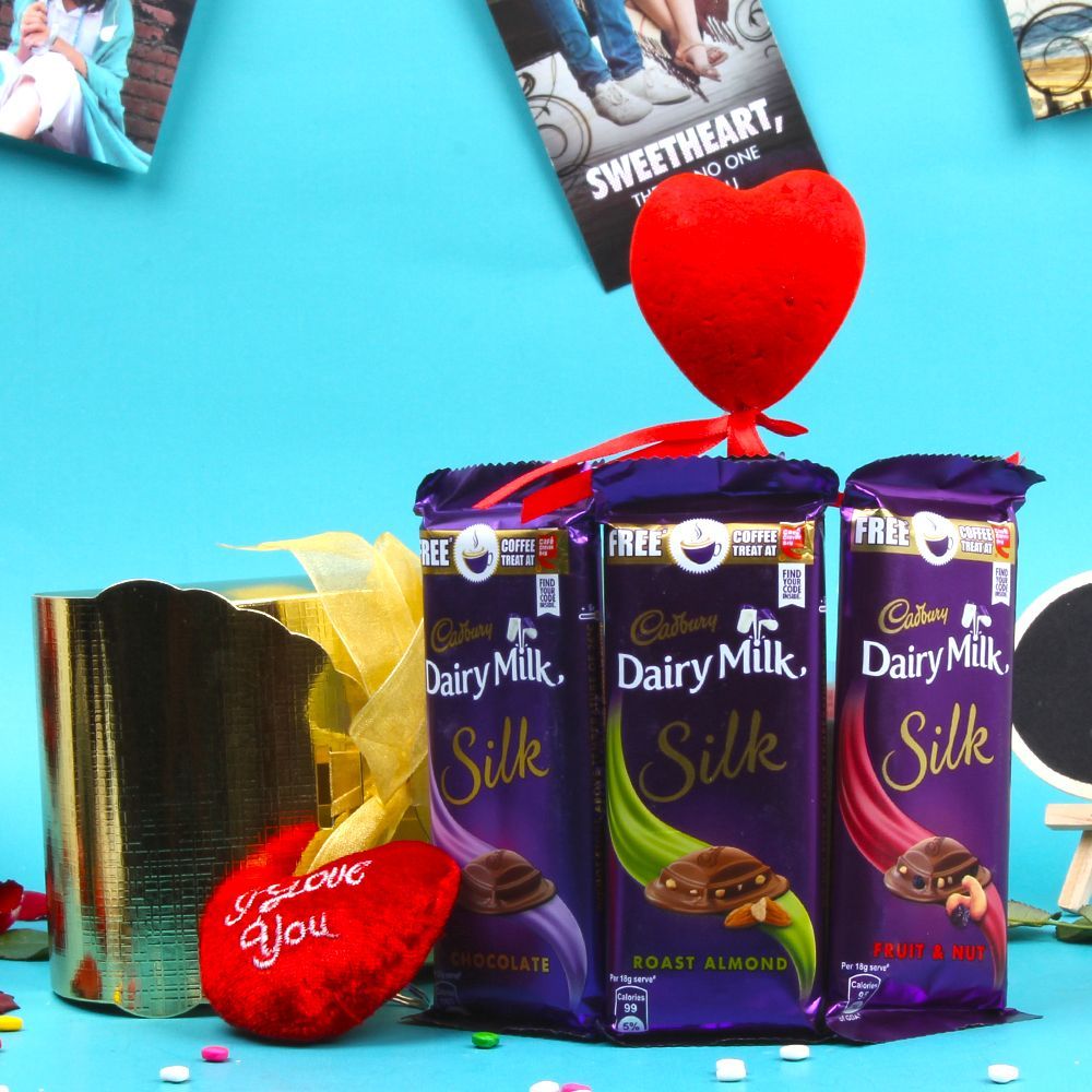 Love Treat of Dairy Milk Silk Chocolates