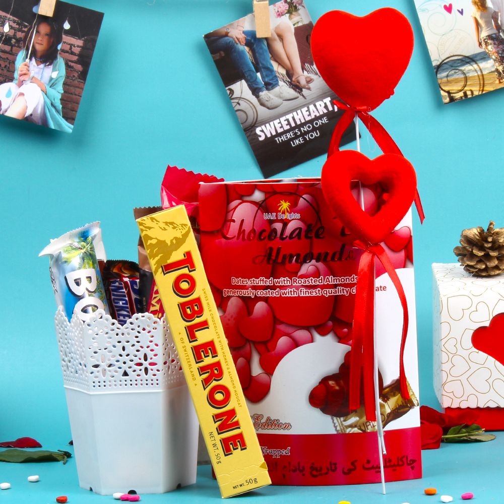 Delectable Imported Chocolate Love Combo