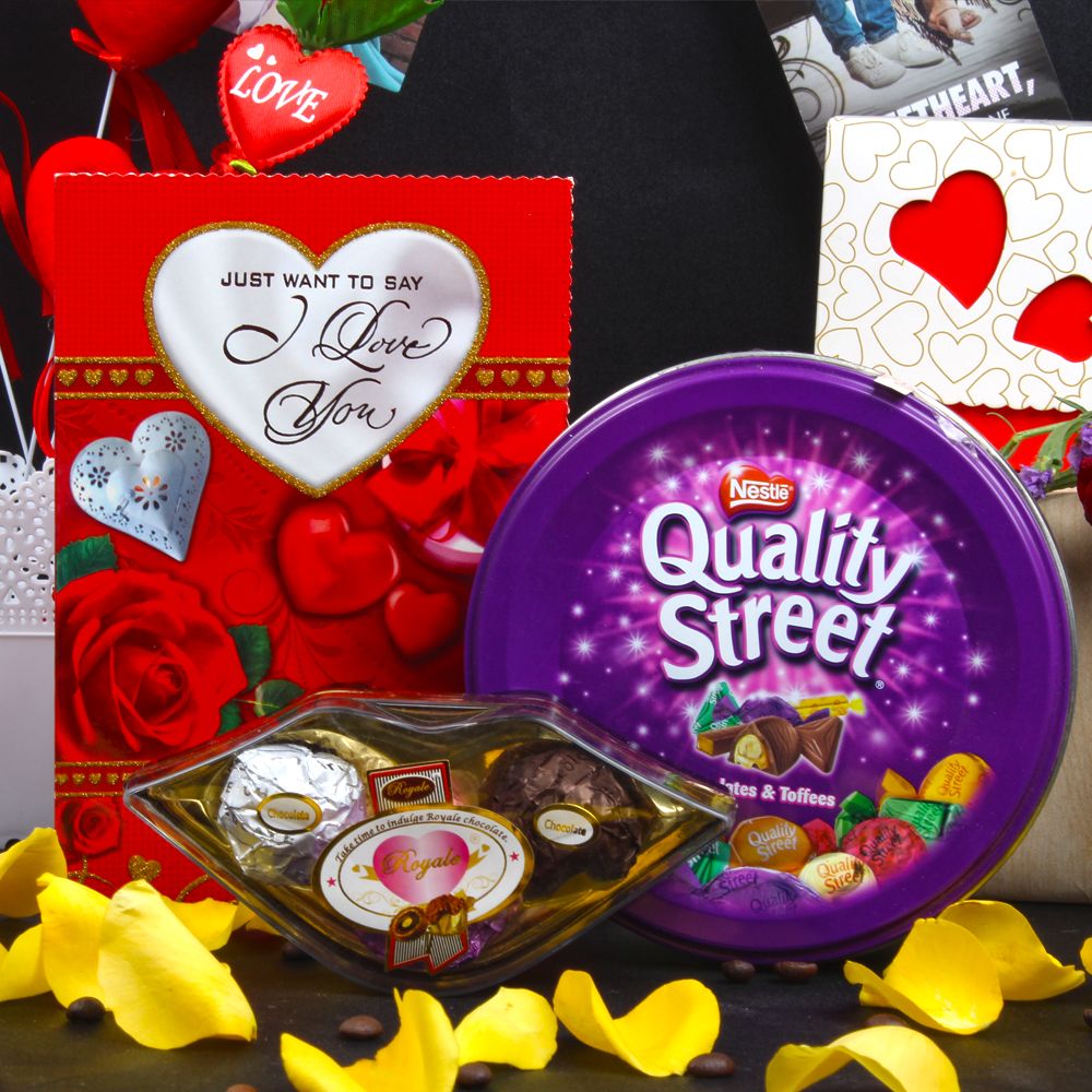 Royal and Quality Valentines Chocolate Combo