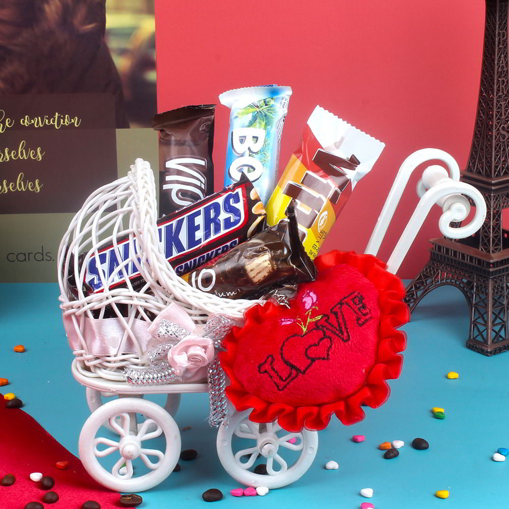 Chocolate Cart for On Valentines Day