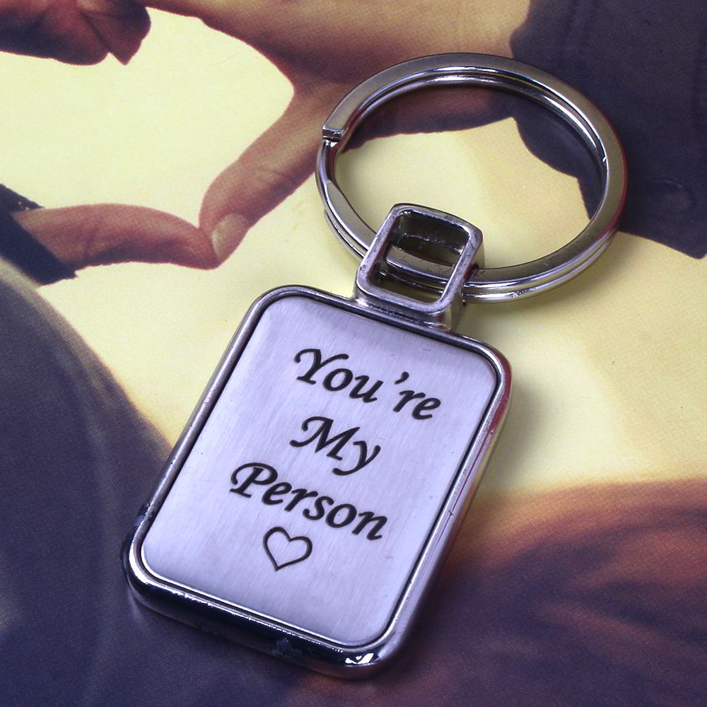You are My Person Keychain for Love Gift