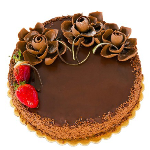 Floral Chocolate Cake
