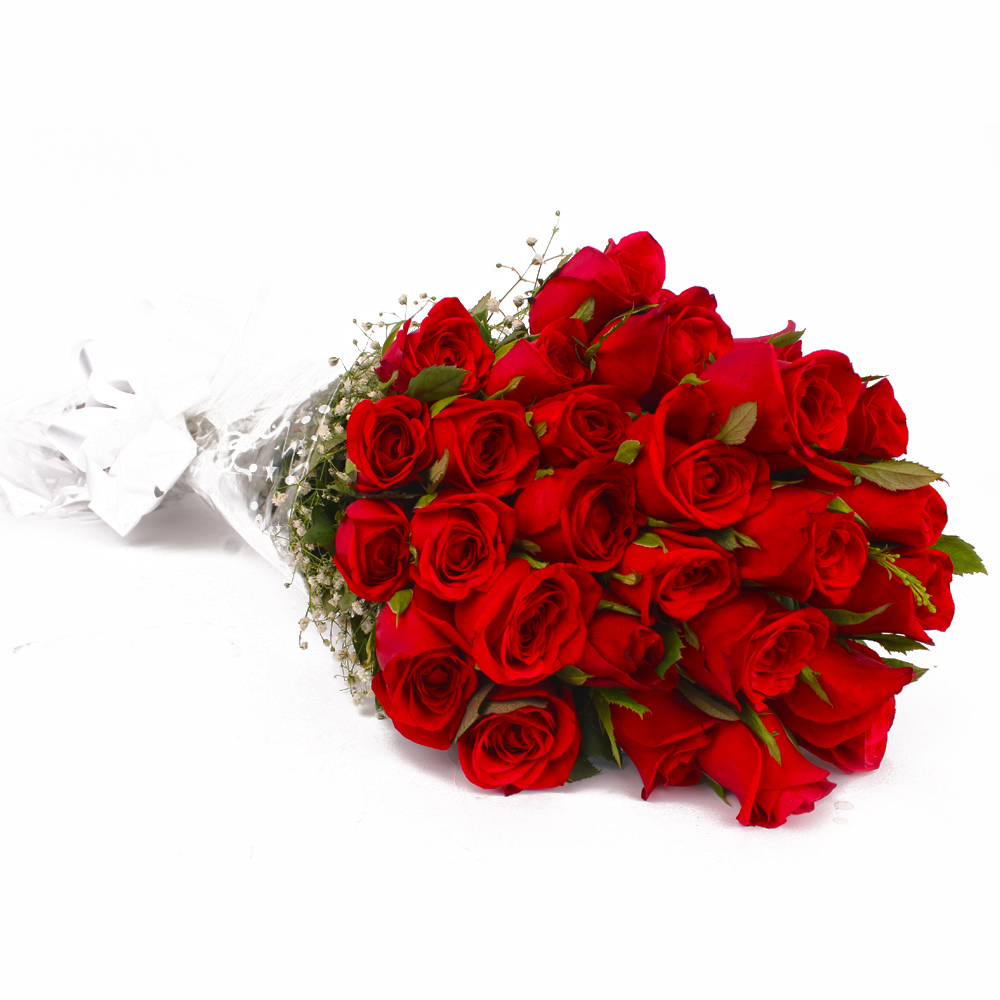 Romance in The Air with Red Roses