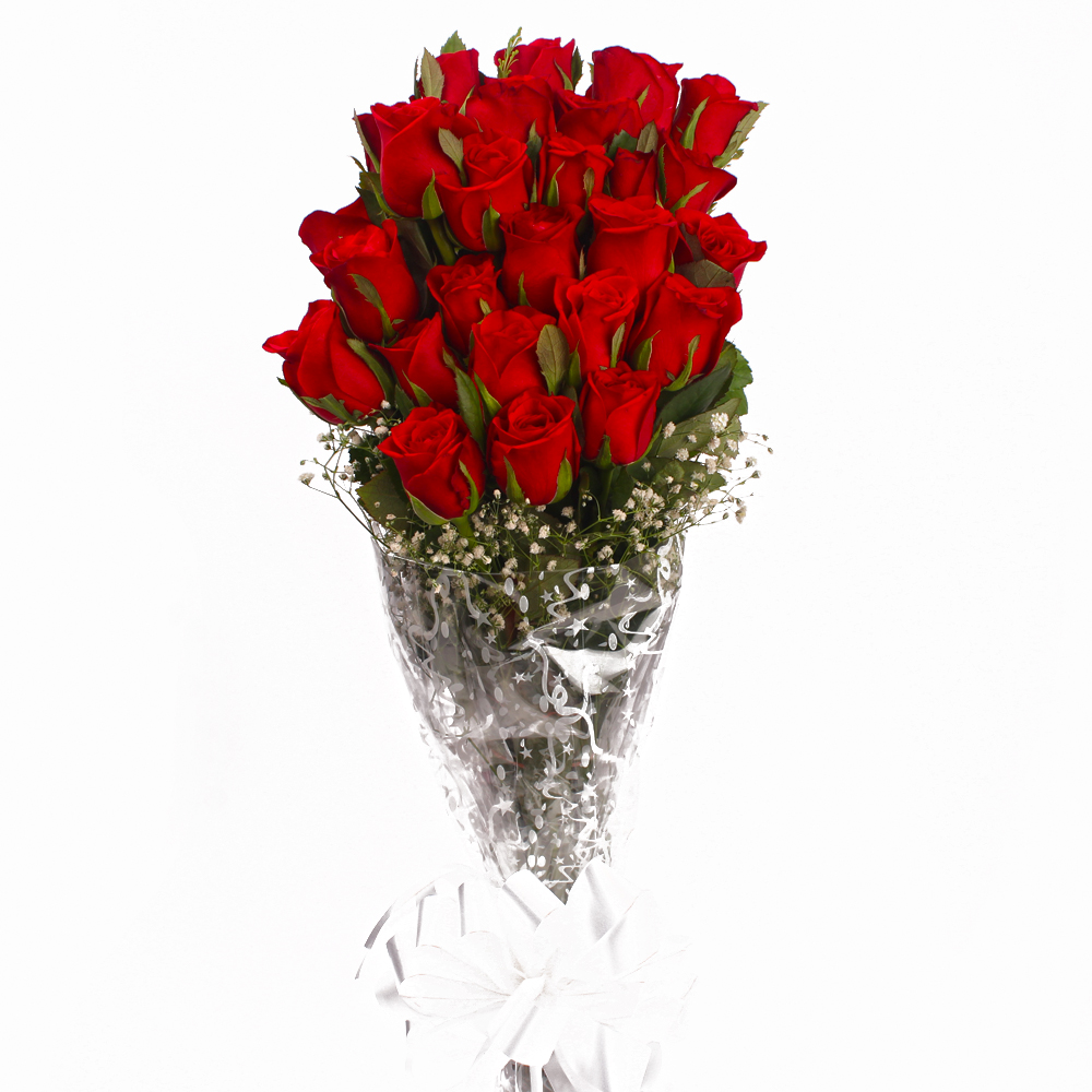 Romance in The Air with Red Roses