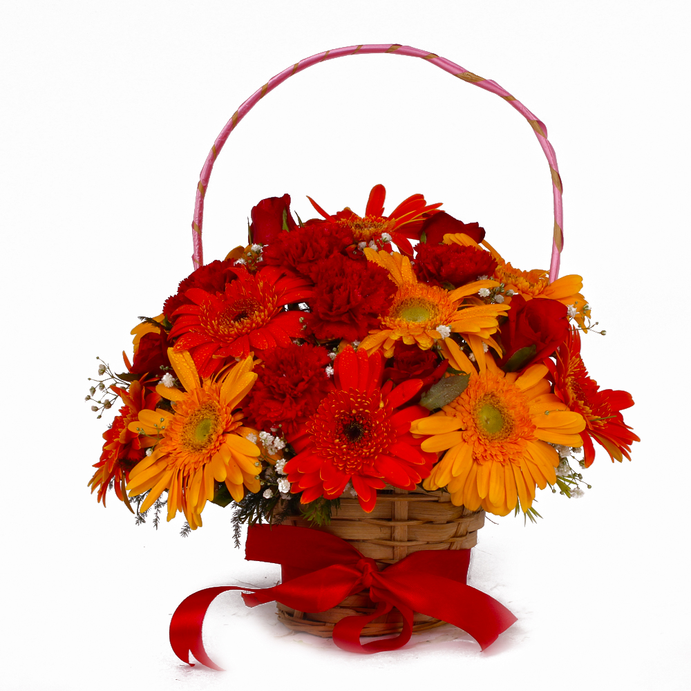 Spring Blossom in Floral Basket