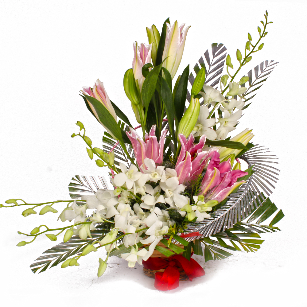 Artistic Creativity Floral Basket