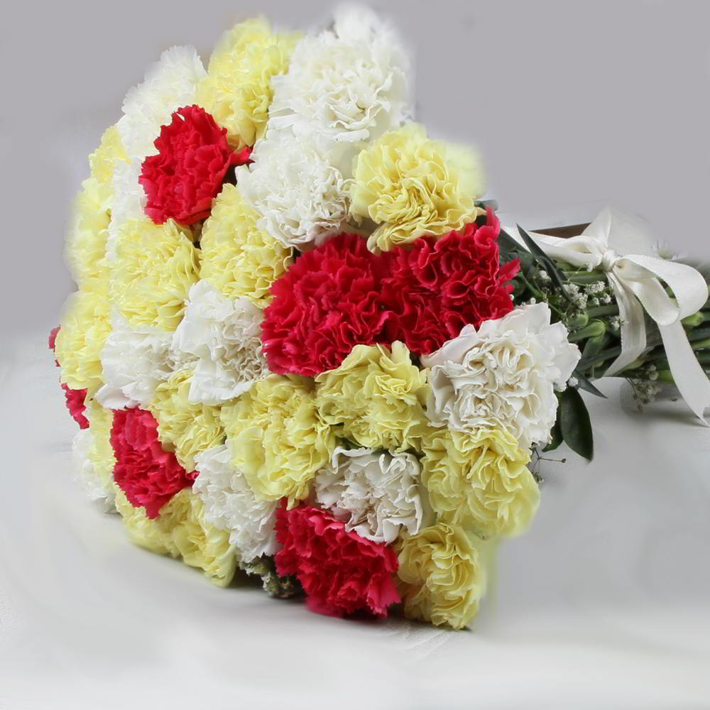 Dazzling Mix Carnations Bouquet