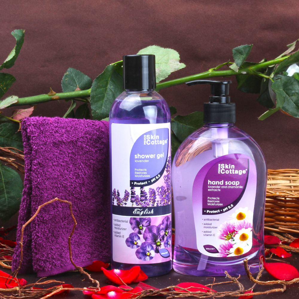 Skin Cottage Lavender Fragrance Body Care Beauty Hamper for Female