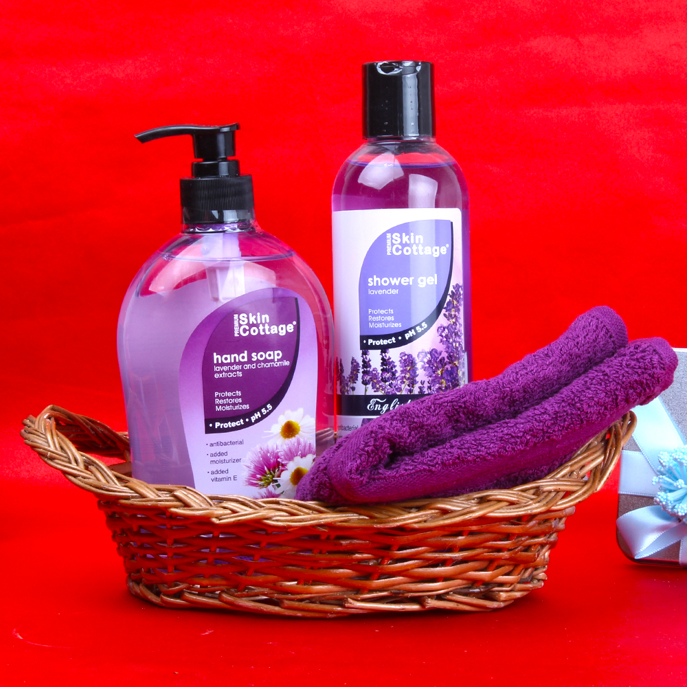Skin Cottage Lavender Fragrance Body Care Beauty Hamper for Female