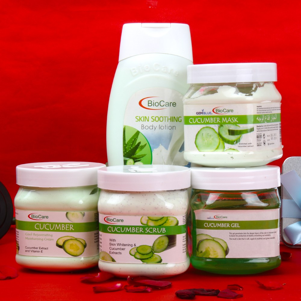 Bio Care Cucumber Extract Body Care Beauty Hamper for Female