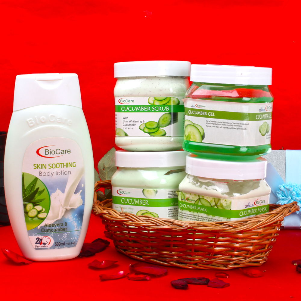 Bio Care Cucumber Extract Body Care Beauty Hamper for Female