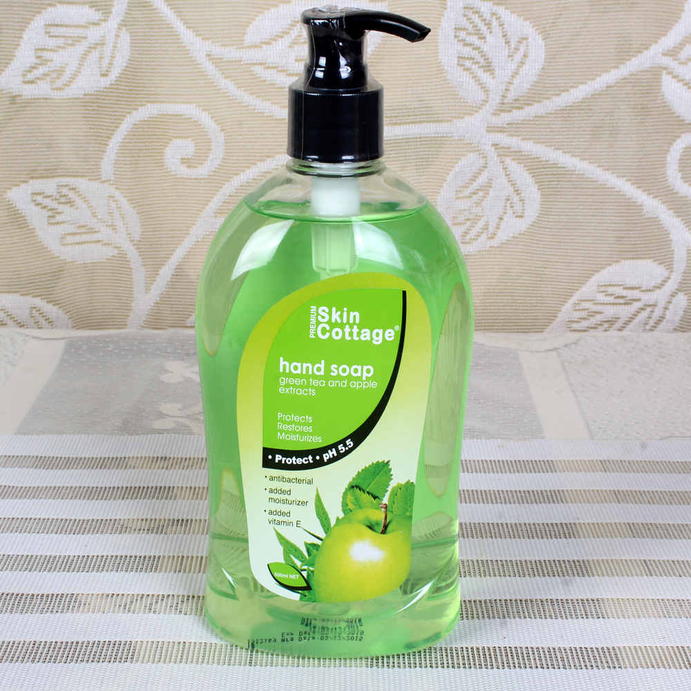 Hand soap green tea and apple