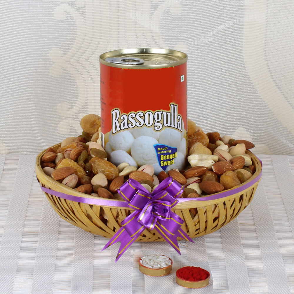 Assorted Dry fruit Basket for Bhaiya Dooj