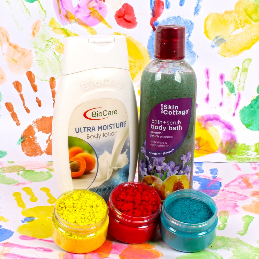 Body Care Holi Gift Hamper for Female