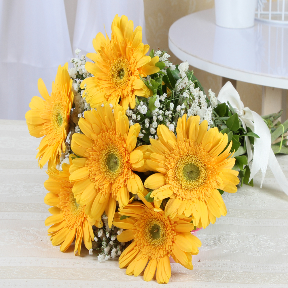 Bouquet of Yellow Gerberas