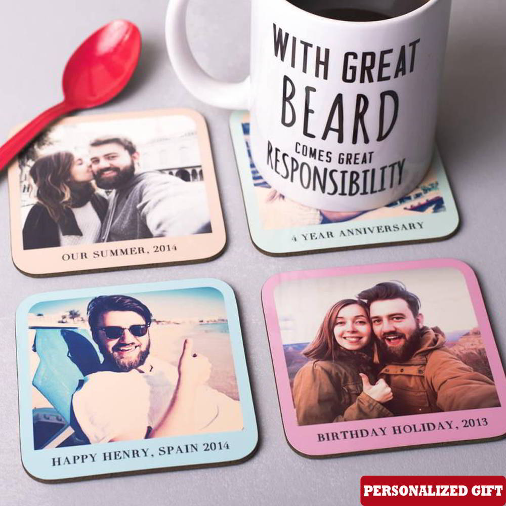 Personalized Photo Tea Coaster