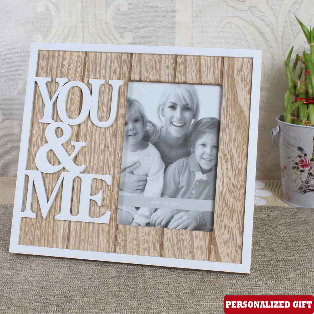 YOU and ME Personalized Photo Frame