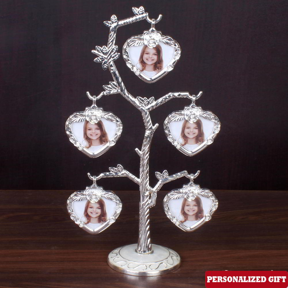 Personalized Sliver Plated Photo Tree