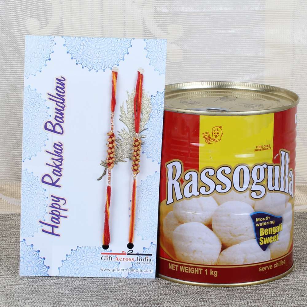 Two Rakhi and Rasgulla