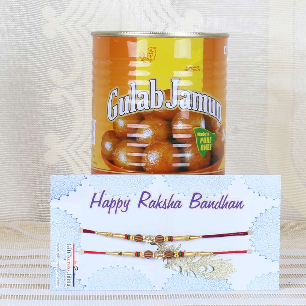 Sweets and Two Rakhi