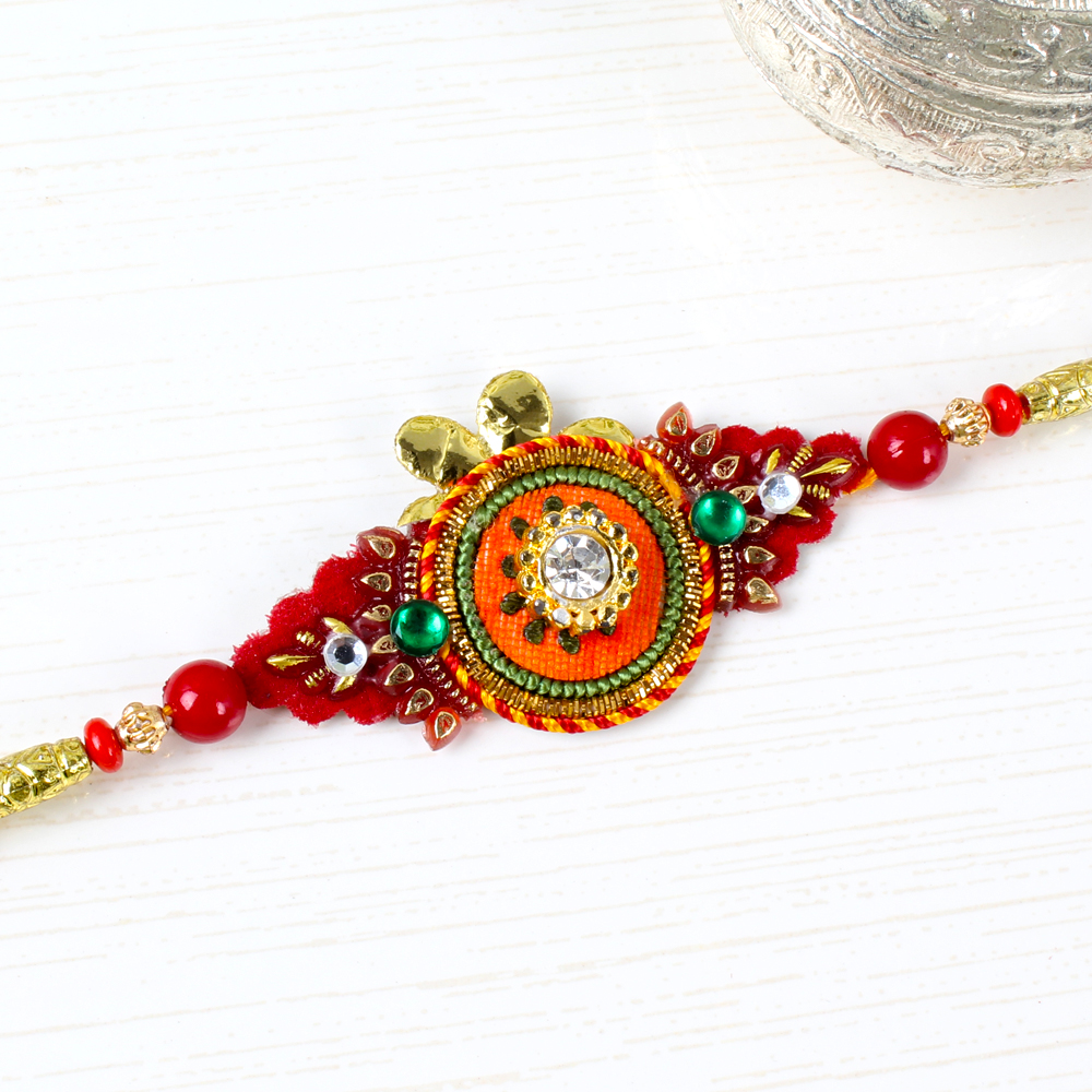 Traditional Diamond Rakhi