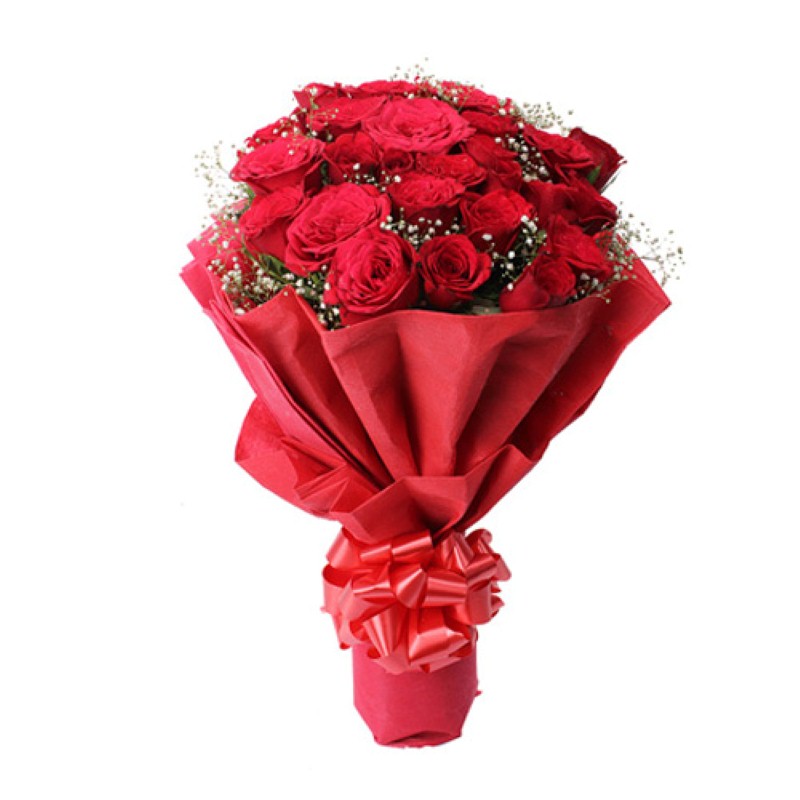 Valentine Magic of Twenty Red Roses